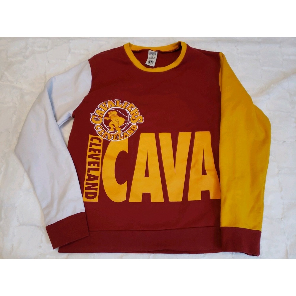 NBA Cleveland Cavaliers Large Hardwood Classics Color Block Sweater